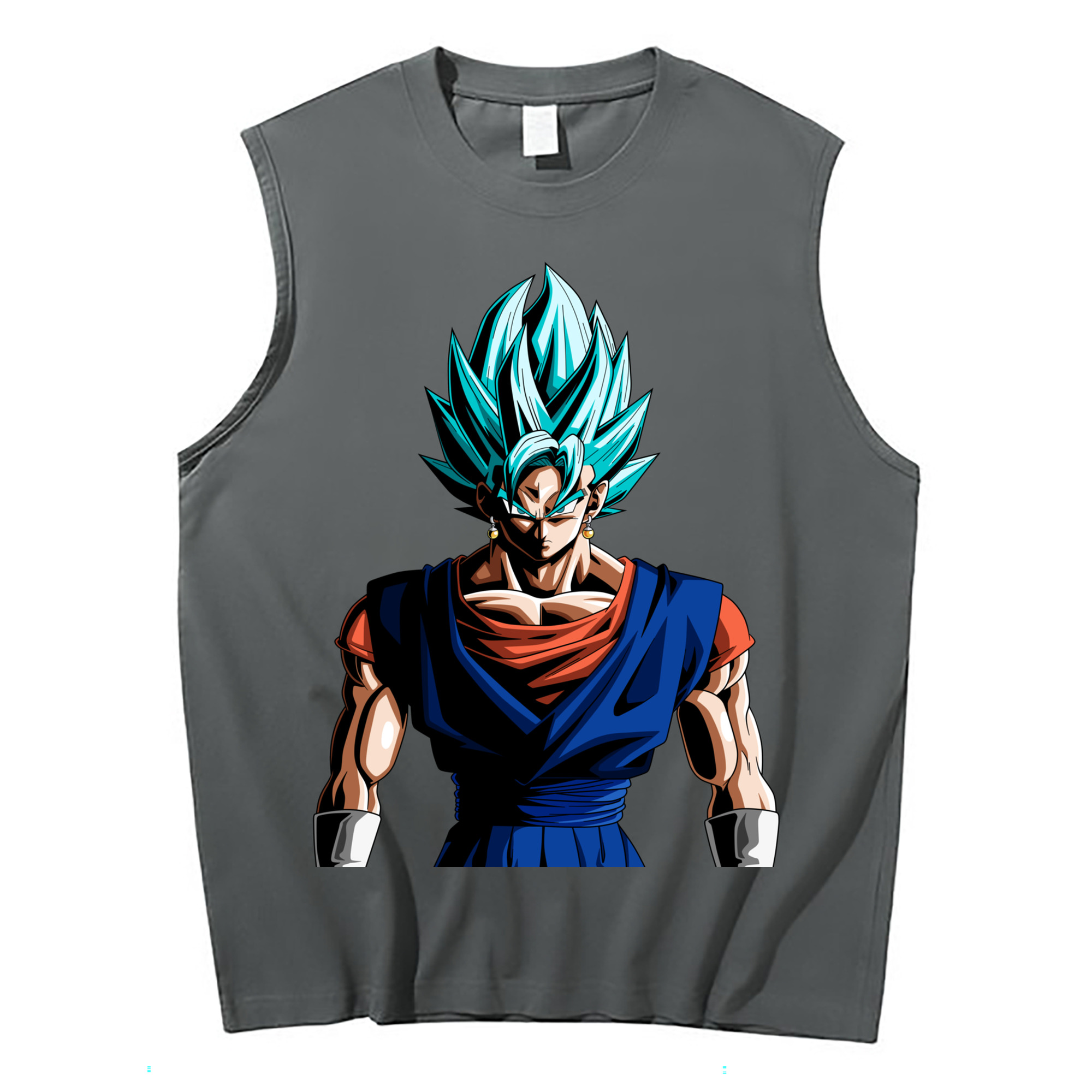 （画像用） ドラゴンボール ベジット DRAGON BALL Vegetto コットン100％タンクトップ（フロントプリント）